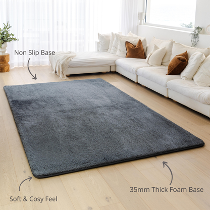 Shaggy Relax Mat - 35mm Foam Base