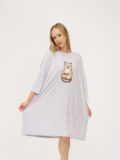 Muscle Mat Tanning Tee - Oversized